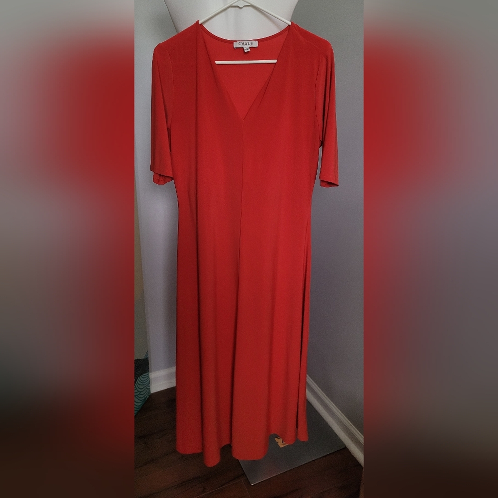 Elegant Red Women's Dress